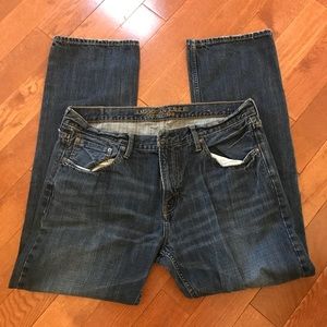 Used 36/32 American Eagle Original Straight Jeans